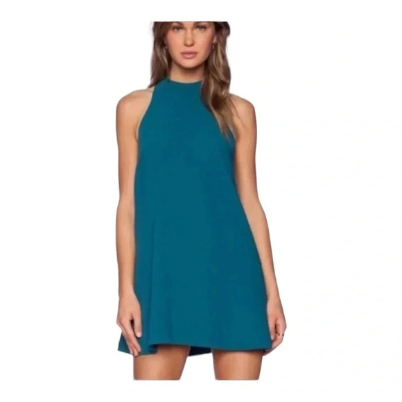 LIKELY HALTER‎ TOP SLEEVELESS DRESS - Picture 1 of 8